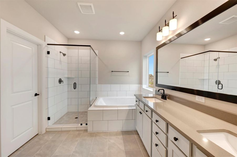 Furnished interior view inside a new home in Pomona 40' Homesites, Manvel (Image 10). Furnished interior view inside a new home in Pomona 40' Homesites, Manvel (Image 10).