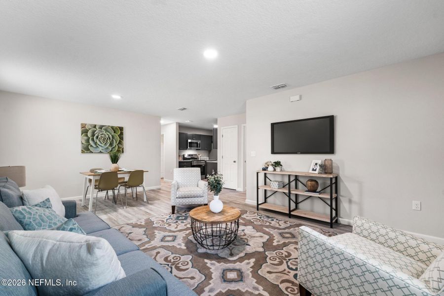 Furnished interior view inside a new home in , Jacksonville (Image 16).