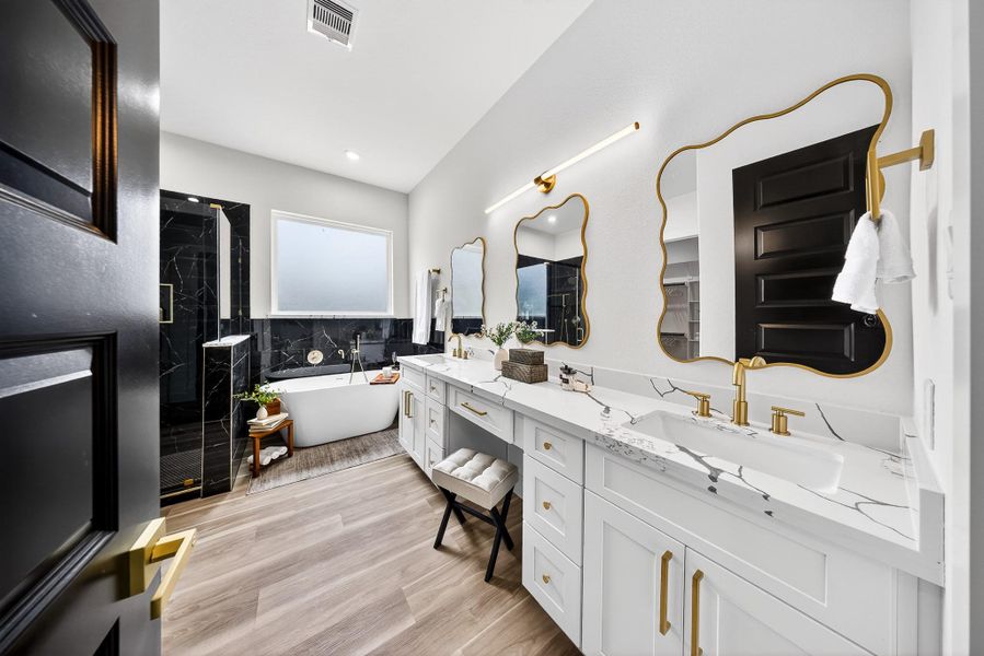 Furnished interior view inside a new home in , New Caney (Image 32).