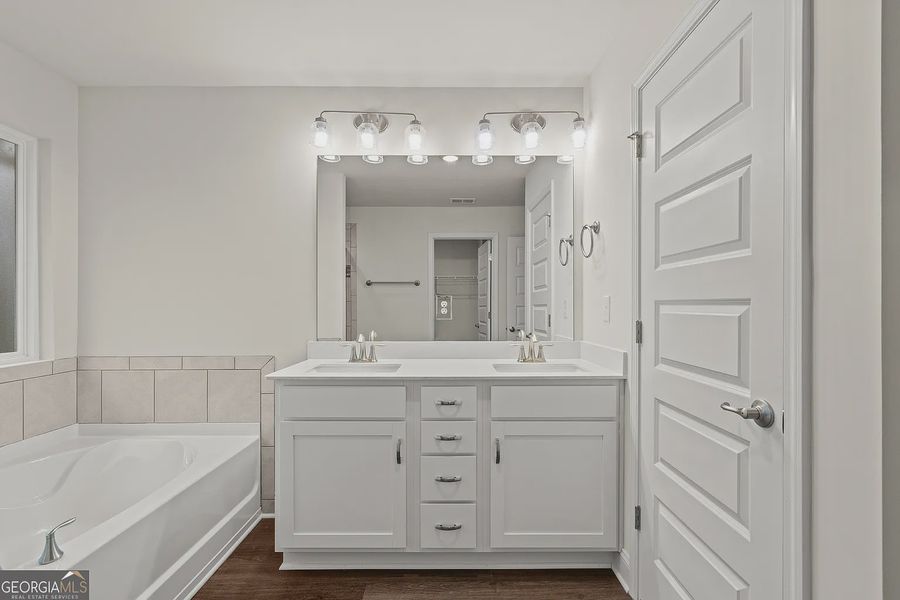 Furnished interior view inside a new home in Canterbury Villas, Carrollton (Image 12).