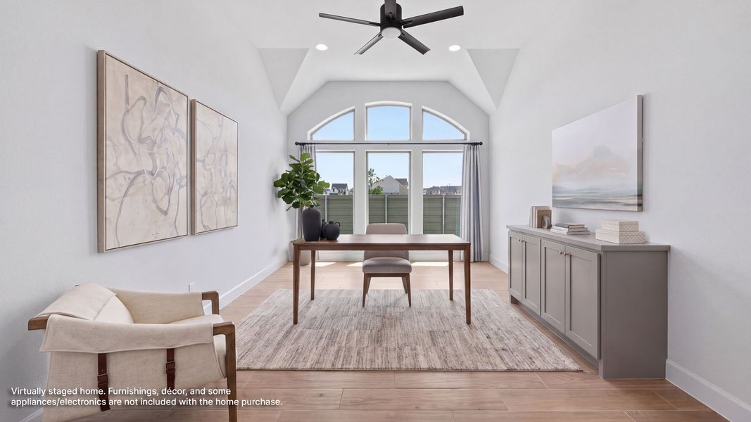 Furnished interior view inside a new home in Landmark, Denton (Image 10).