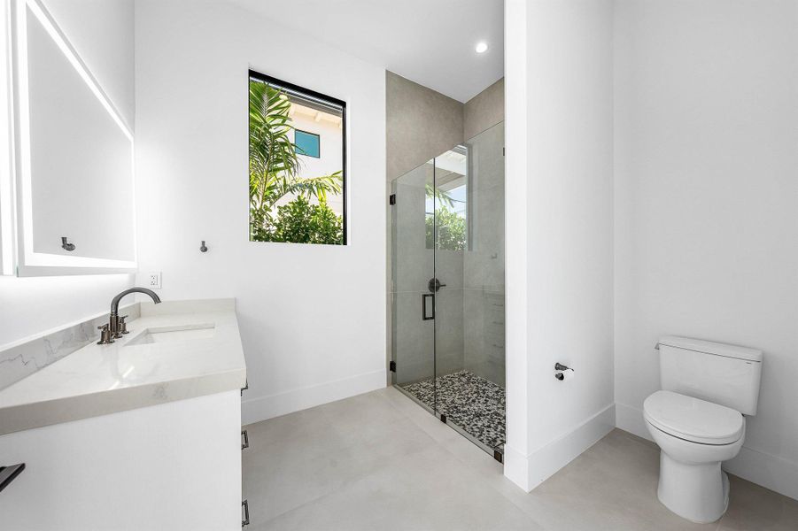 Furnished interior view inside a new home in , Jupiter (Image 11).