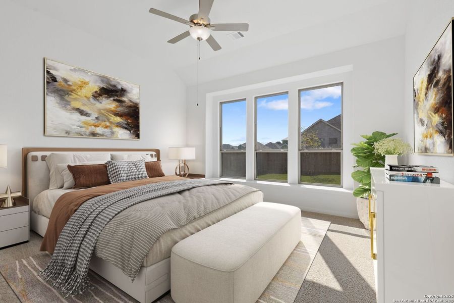 Furnished interior view inside a new home in Mayfair, New Braunfels (Image 4).