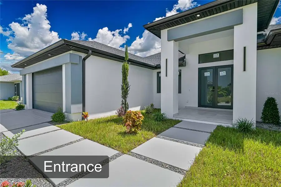 Exterior details and patio area of a home in , Cape Coral (Image 3). Exterior details and patio area of a home in , Cape Coral (Image 3).
