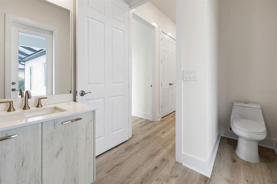 Furnished interior view inside a new home in , Port Charlotte (Image 16). Furnished interior view inside a new home in , Port Charlotte (Image 16).