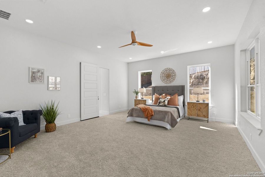 Furnished interior view inside a new home in , San Antonio (Image 38).