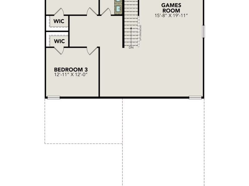 2D floor plan layout of this home in Hannah Heights, Seguin, TX (Image 4).