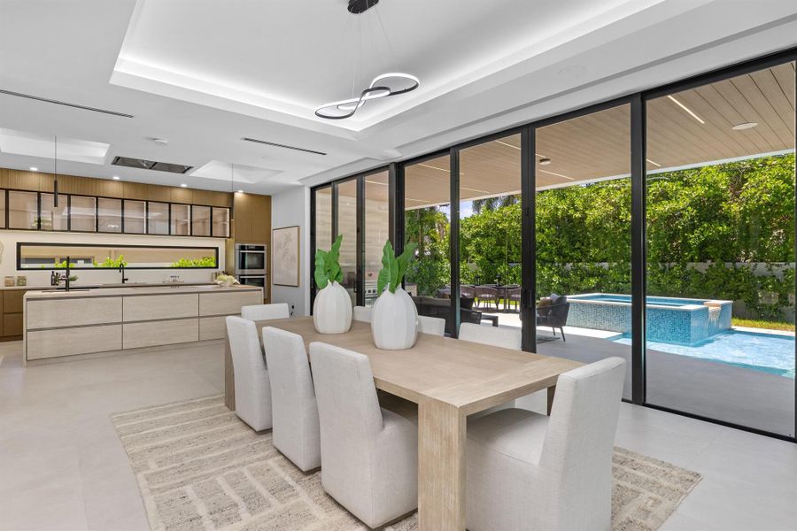 Furnished interior view inside a new home in , Boca Raton (Image 42). Furnished interior view inside a new home in , Boca Raton (Image 42).