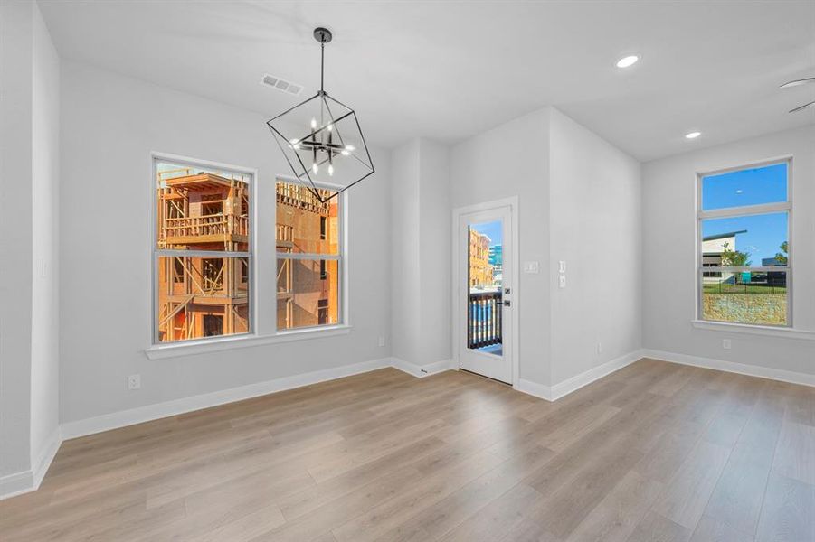 Spacious, unfurnished interior of a new home in Hillside at Las Colinas, Irving (Image 30). Spacious, unfurnished interior of a new home in Hillside at Las Colinas, Irving (Image 30).