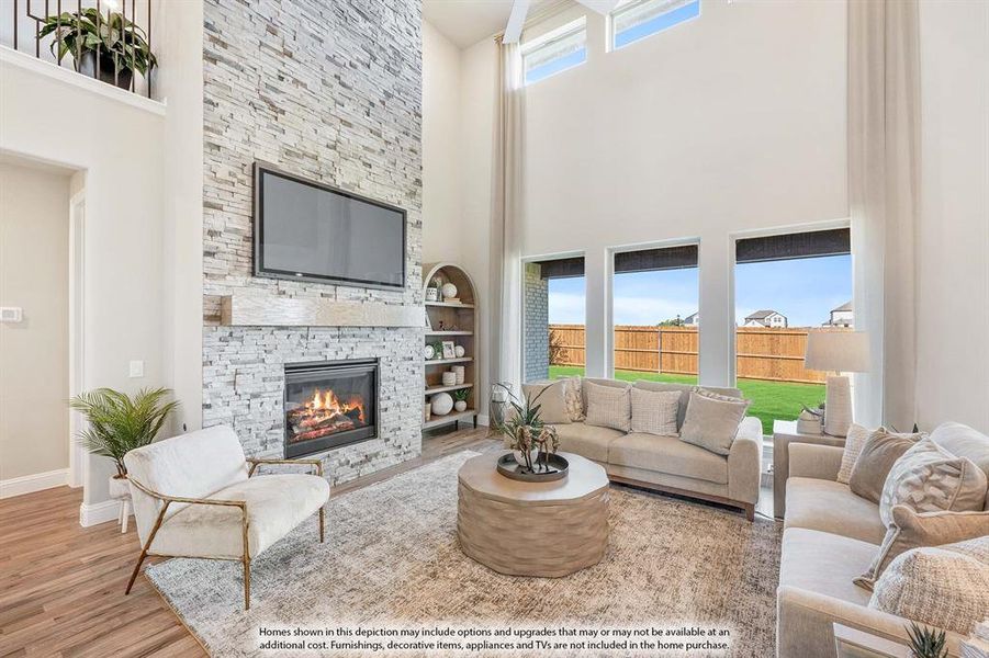 Furnished interior view inside a new home in Sutton Fields, Celina (Image 4).