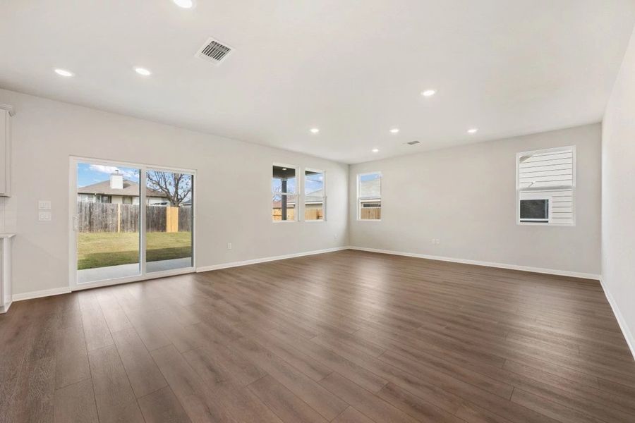 Dining Area & Family Room