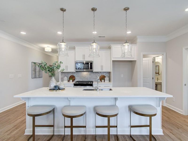 Furnished interior view inside a new home in Cherokee Township, Acworth (Image 6).