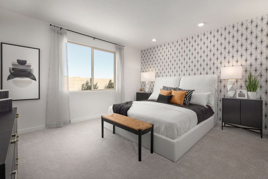Representative furnished interior of a home built from the 1745 Modeled by KB Home in Saguaro Haven, Tucson (Image 7).