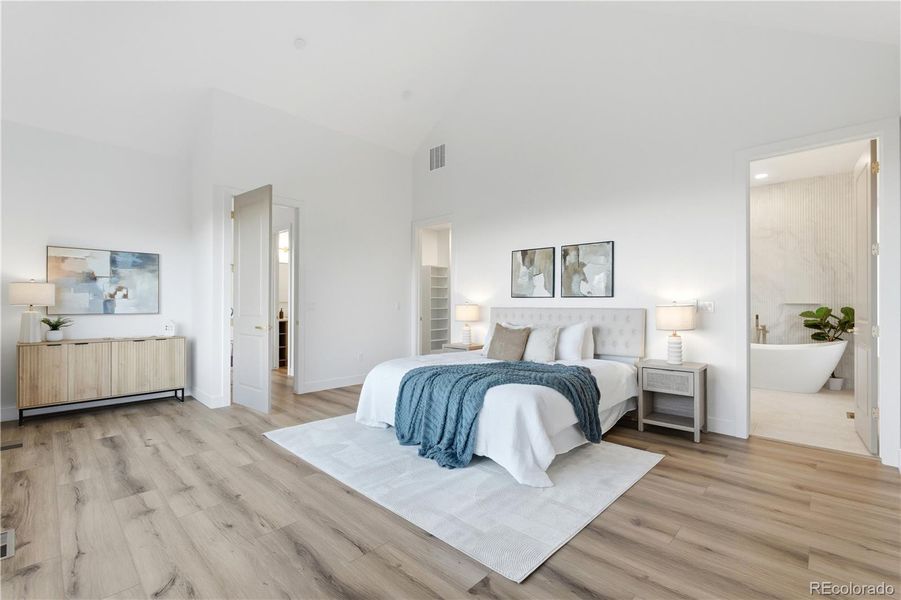 Furnished interior view inside a new home in , Idaho Springs (Image 33). Furnished interior view inside a new home in , Idaho Springs (Image 33).