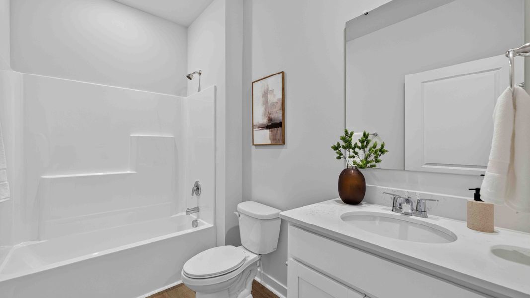Furnished interior view inside a new home in Secrest Commons, Monroe (Image 13).