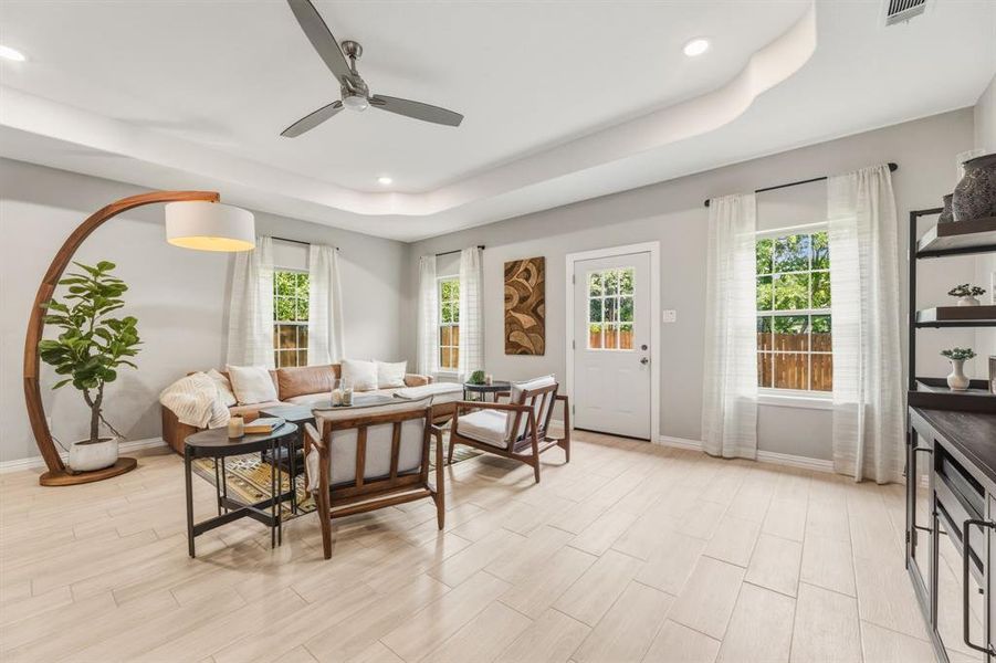 Furnished interior view inside a new home in , Fort Worth (Image 14).