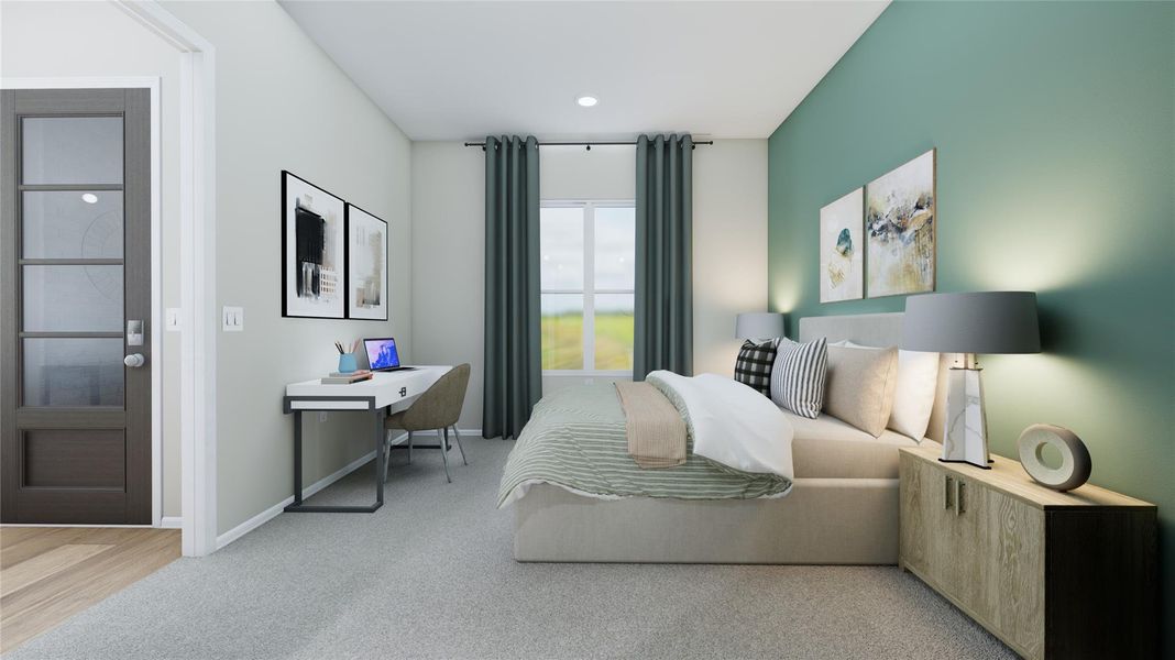 Furnished interior view inside a new home in Anniston, Katy (Image 11).