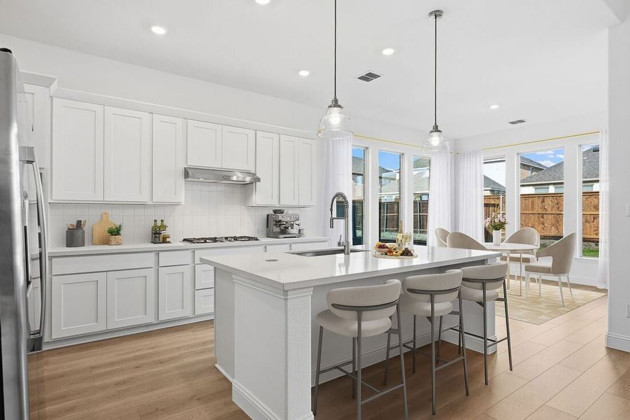 Representative furnished interior of a home built from the Rhone by Taylor Morrison in The Ranch at Uptown Celina, Celina (Image 4).