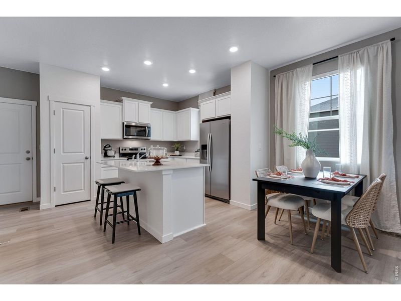 Furnished interior view inside a new home in Vista Meadows, Fort Lupton (Image 13).