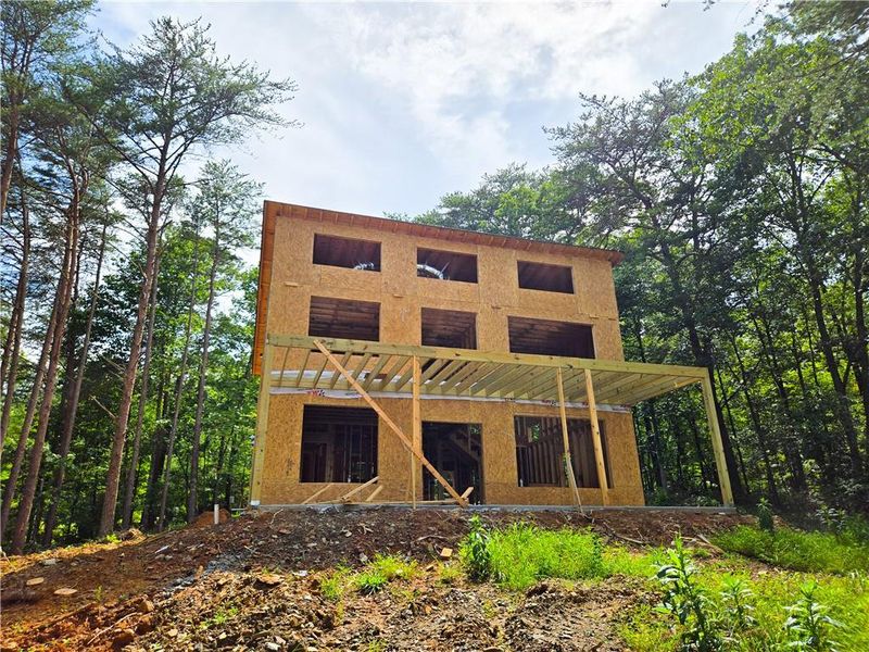 In-progress construction of a new home in , Ranger, GA (Image 4).