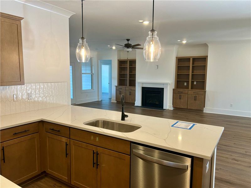 Furnished interior view inside a new home in Edwards Ridge, Central (Image 5).