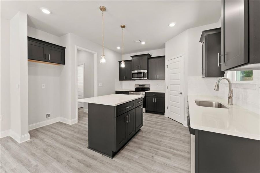 Furnished interior view inside a new home in Habersham Meadows, Demorest (Image 6).