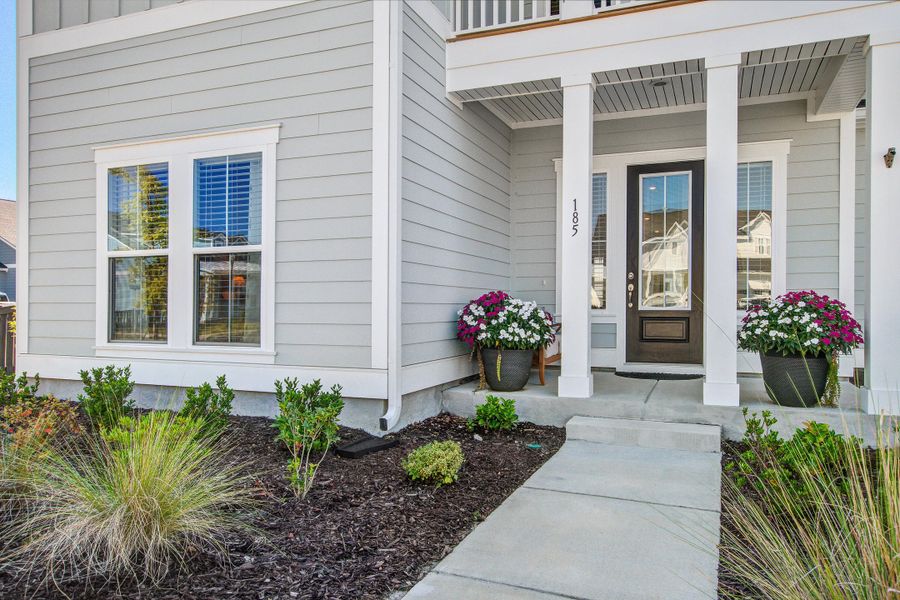 Front exterior of a new home in , Summerville, SC, highlighting curb appeal (Image 25).