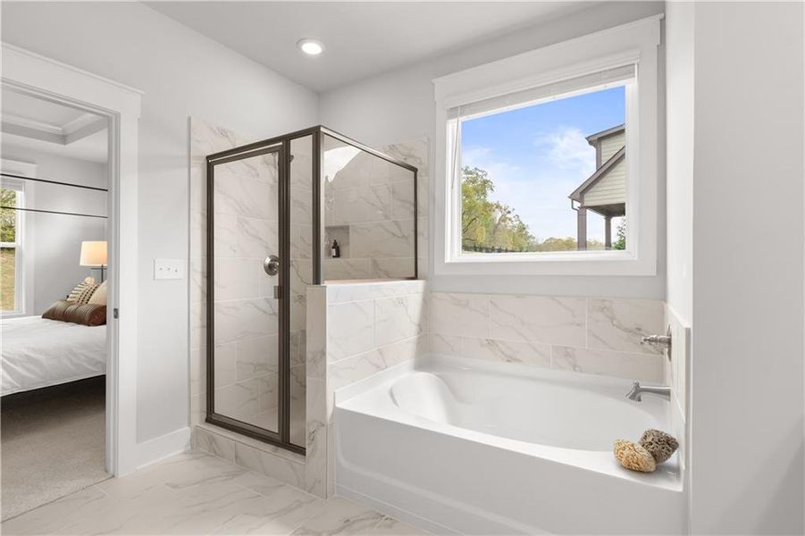 Furnished interior view inside a new home in Brush Arbor, McDonough (Image 30).