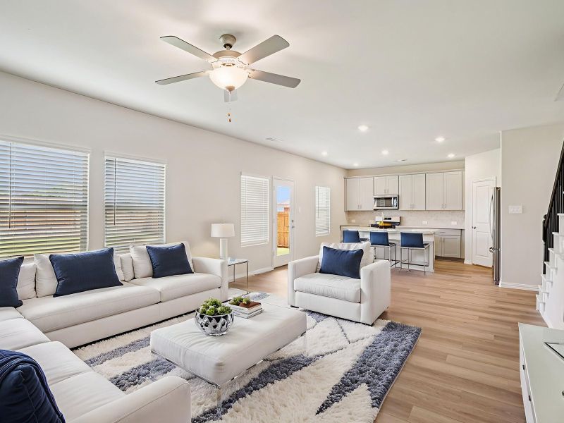 Furnished interior view inside a new home in Westmoor, Sherman (Image 3).