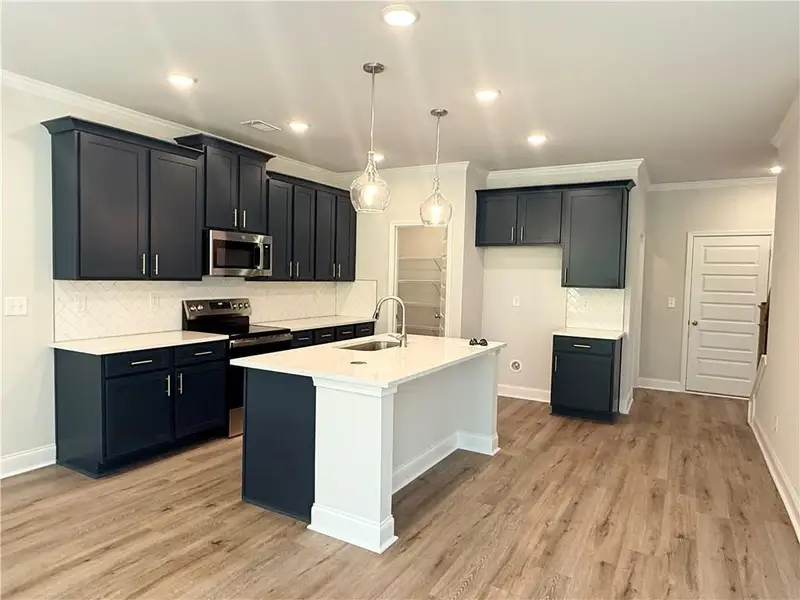 Furnished interior view inside a new home in Mulberry Summit, Flowery Branch (Image 4).