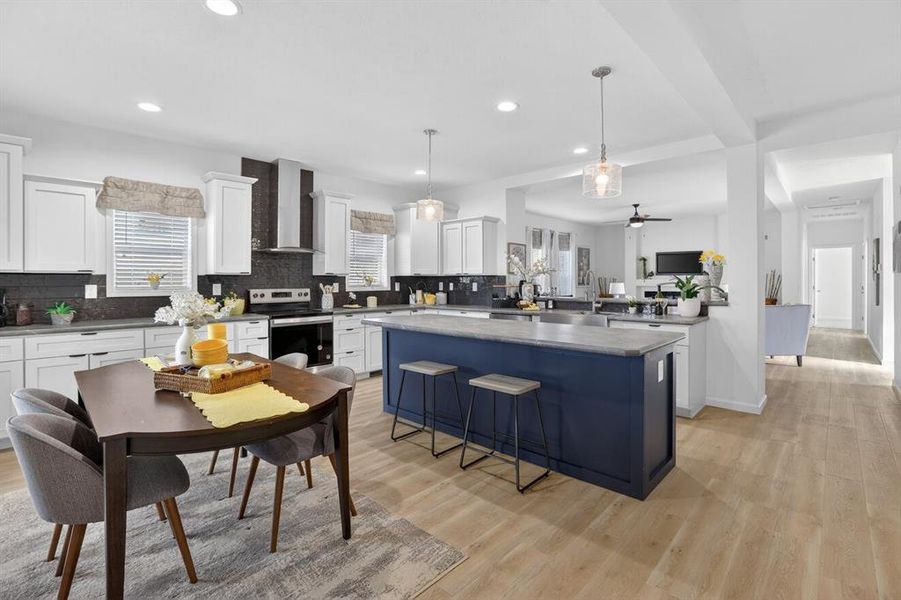 Furnished interior view inside a new home in , Moody (Image 10).