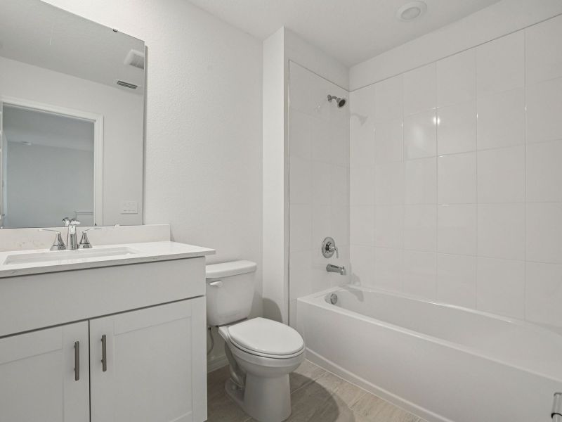 Furnished interior view inside a new home in Cagan Crossings West, Clermont (Image 6). Furnished interior view inside a new home in Cagan Crossings West, Clermont (Image 6).