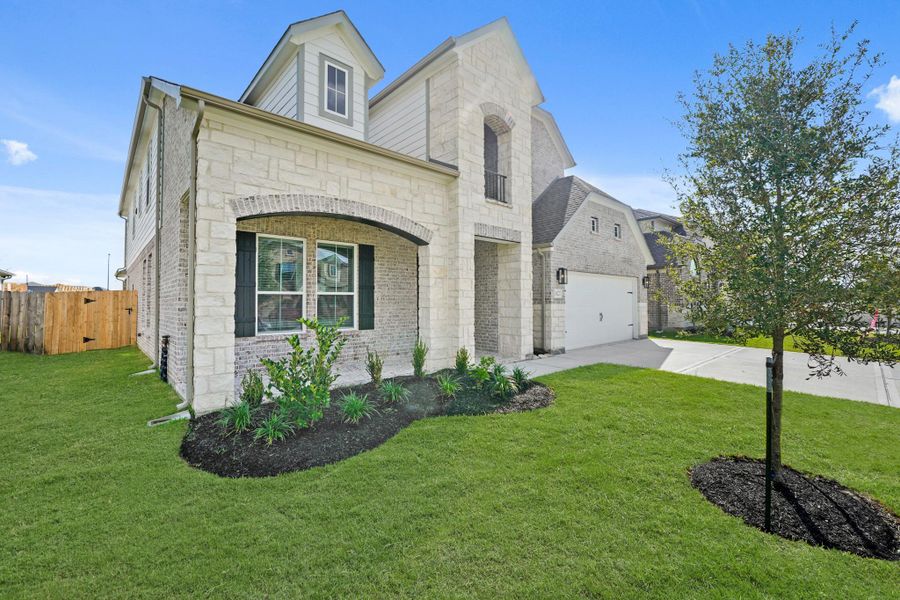 Exterior details and patio area of a home in Morton Creek Ranch, Katy (Image 13). Exterior details and patio area of a home in Morton Creek Ranch, Katy (Image 13).