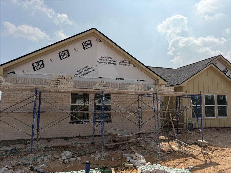 In-progress construction of a new home in , Franklin, TX (Image 19). In-progress construction of a new home in , Franklin, TX (Image 19).