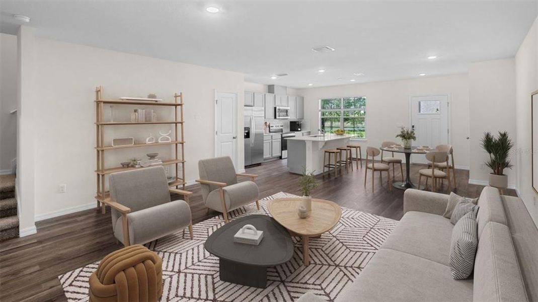 Furnished interior view inside a new home in Waterleigh, Winter Garden (Image 4).