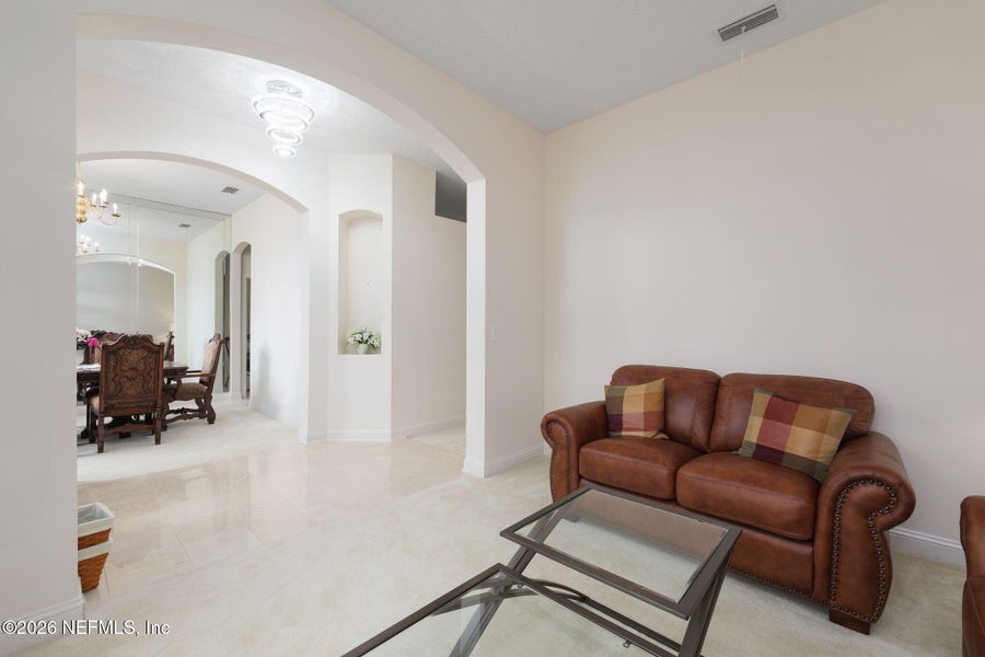 Furnished interior view inside a new home in , Jacksonville (Image 13).
