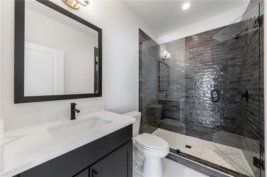 Furnished interior view inside a new home in , Alpharetta (Image 39).