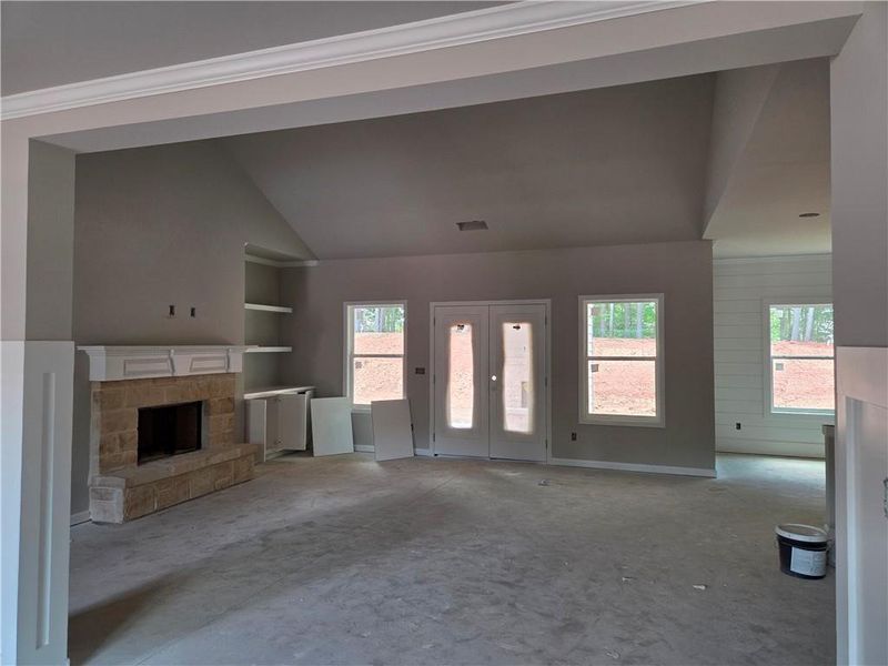 In-progress construction of a new home in , Bethlehem, GA (Image 8).