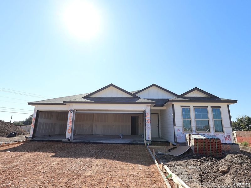 In-progress construction of a new home in Meadows at Clear Springs, New Braunfels, TX (Image 25).