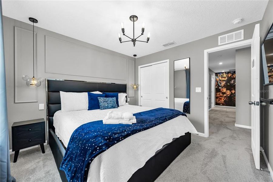 Furnished interior view inside a new home in , Kissimmee (Image 22).