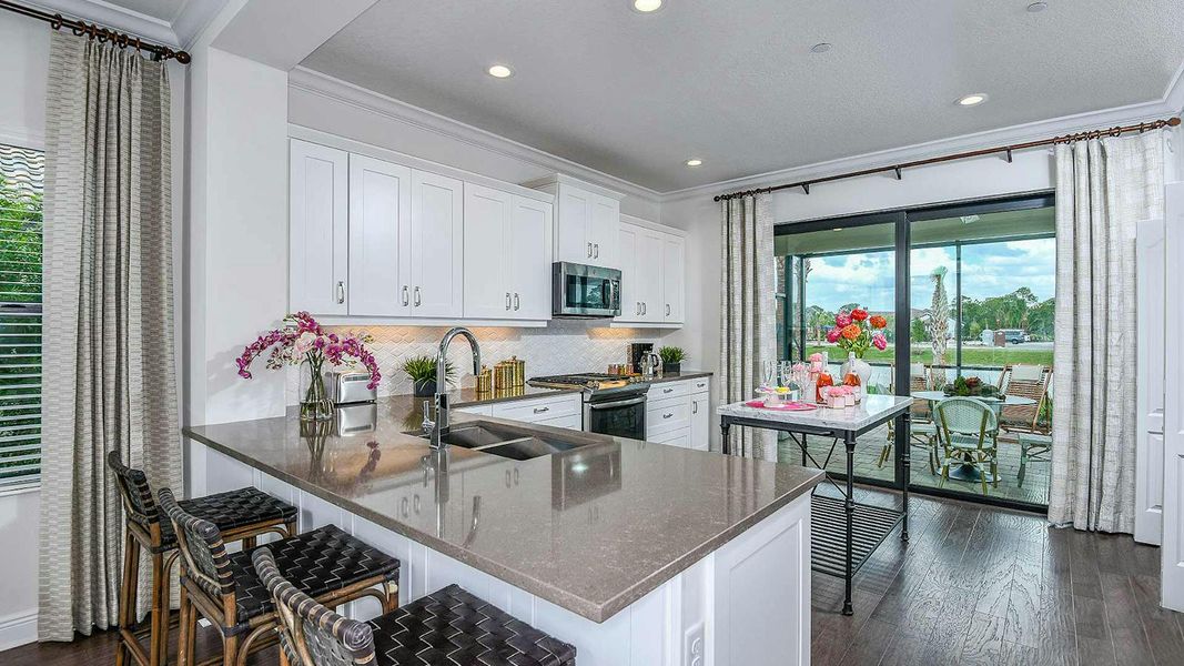 Furnished interior view inside a new home in Vicenza Real Estate and Homes for Sale in North Venice, FL - Neal Communities, Nokomis (Image 12). Furnished interior view inside a new home in Vicenza Real Estate and Homes for Sale in North Venice, FL - Neal Communities, Nokomis (Image 12).