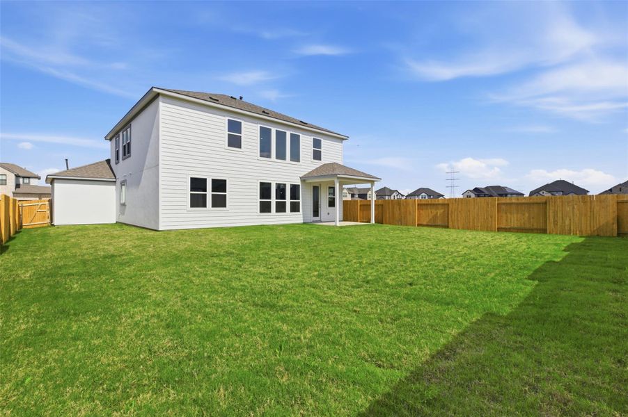 Exterior details and patio area of a home in , Pflugerville (Image 20). Exterior details and patio area of a home in , Pflugerville (Image 20).