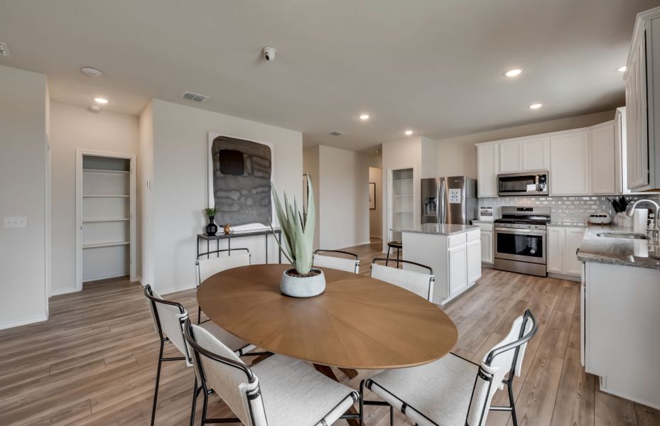 Representative furnished interior of a home built from the Eastgate by Centex in Cottonwood Creek, Howe (Image 17).