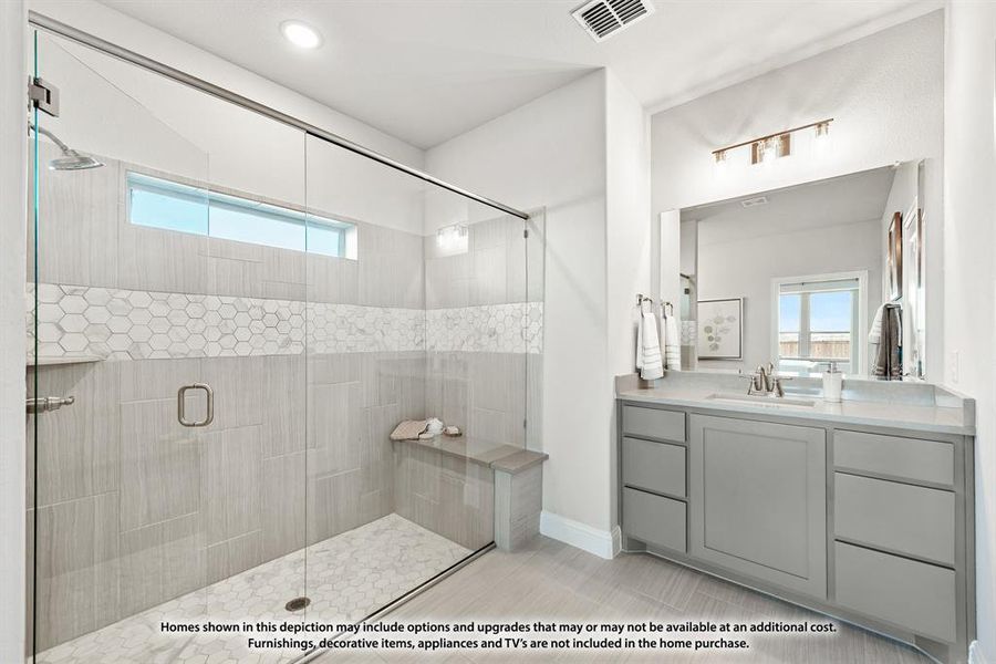 Furnished interior view inside a new home in North Grove, Waxahachie (Image 26).