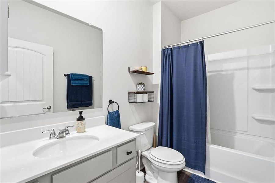 Furnished interior view inside a new home in Lost Creek, Dallas (Image 40).
