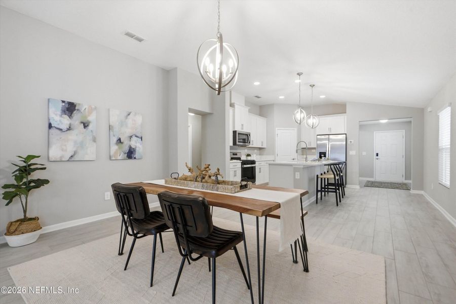 Furnished interior view inside a new home in , St. Augustine (Image 14).
