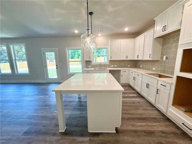Furnished interior view inside a new home in , Hoschton (Image 11).