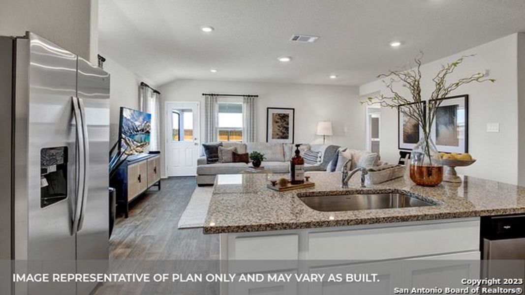 Furnished interior view inside a new home in Navarro Fields, Seguin (Image 22).