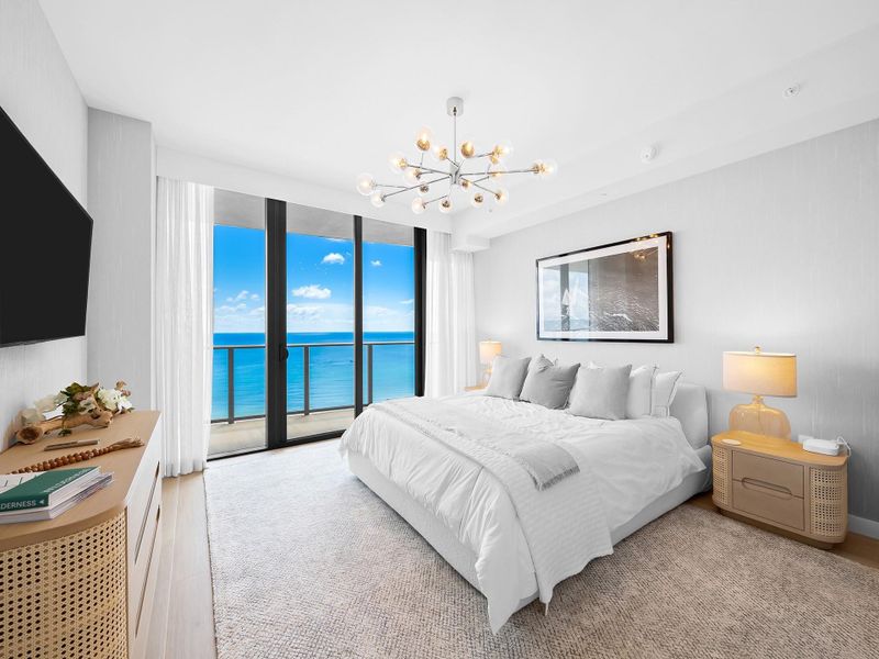 Furnished interior view inside a new home in , Pompano Beach (Image 16).