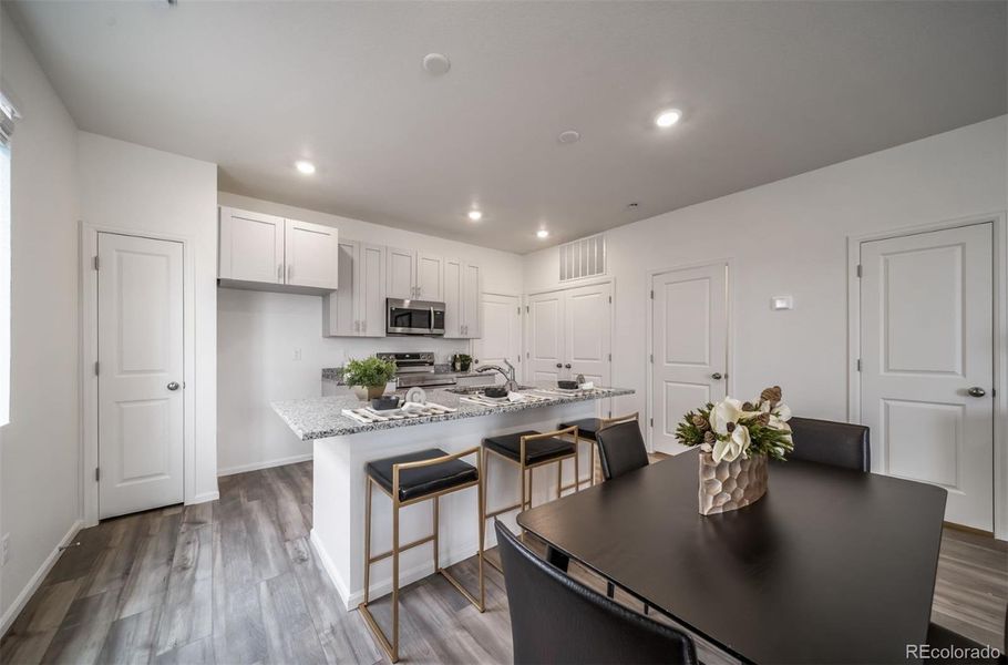 Furnished interior view inside a new home in , Aurora (Image 16).